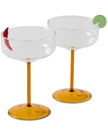 Amigo Margarita Glass 2p Set One Size